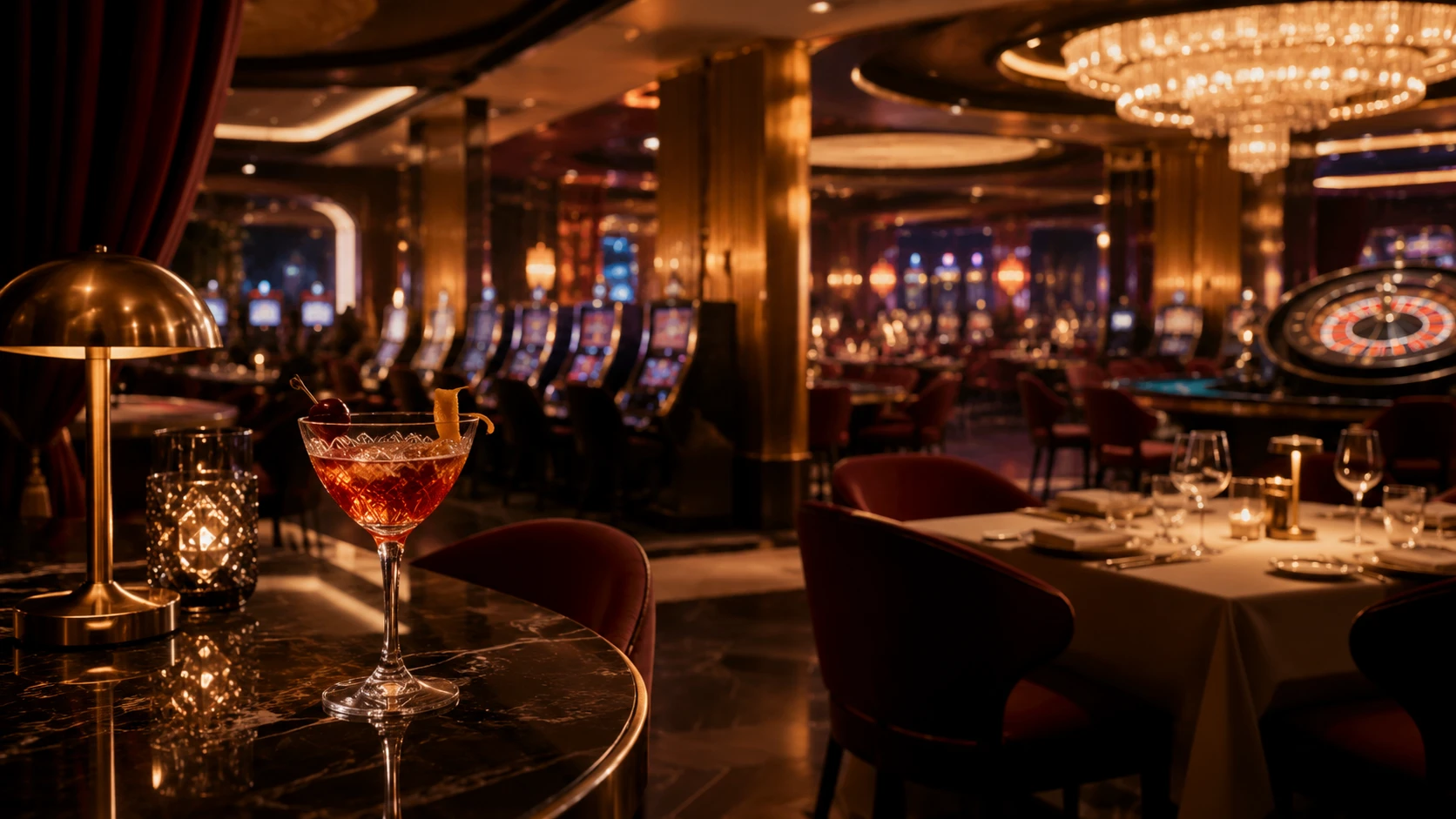 Koktajl serwowany w barze EmberLaneBistro
